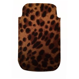 Miu Miu-Iphone 4/4Caso S-Estampa de leopardo