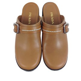 Prada Clogs braun IT 38 Brown