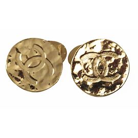 Chanel Cufflinks Golden