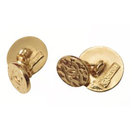 Chanel-Cufflinks-Golden