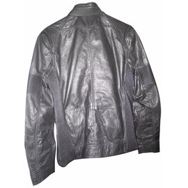Calvin Klein-Blazers Jackets-Black