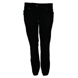 Zadig & Voltaire Samthose Schwarz