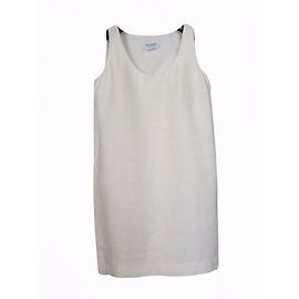 Vestido Sportmax de lino blanco Blanco
