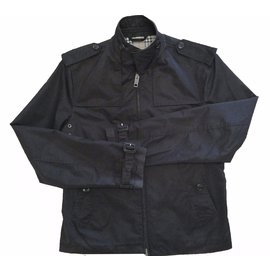 burberry black jacket mens