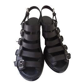 Ann Demeulemeester Sandalen Schwarz