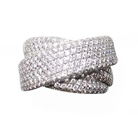 No Name WHITE GOLD RING WITH DIAMONDS White