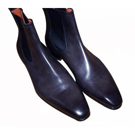 Santoni-Boots-Grey