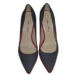 Mellow Yellow Heels Grey