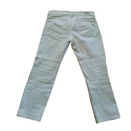 7 For All Mankind-Jeans-Blanc