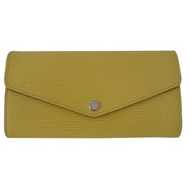 Louis Vuitton-carteiras-Amarelo