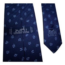 Hermès-Laços-Azul