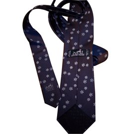 Hermès-Ties-Blue