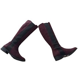 Lk Bennett Botas de camurça Borgonha Outro