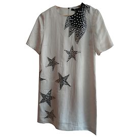 Marc by Marc Jacobs Star verschönern Kleid Beige