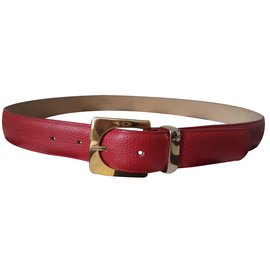 Longchamp cinturón Roja