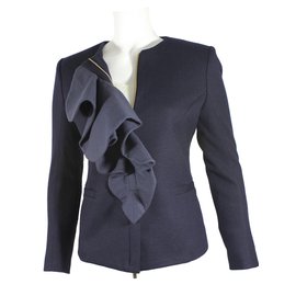 Fendi-Wool Jacket-Blue