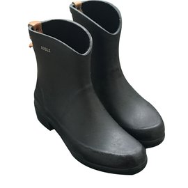 Aigle Ankle Boots Black