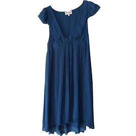 Vestido de seda Vanessa Bruno Athe Azul Azul