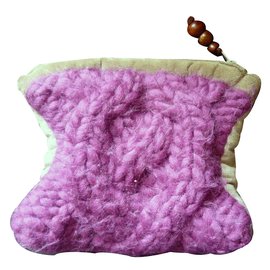 Autre Marque-trousse en tissu et laine Jardin d'Ulysse-Violet