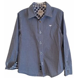Armani-Shirt boy-Blue