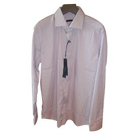 Emanuel Ungaro Camicia stretch in cotone pregiato Ungaro Rosa