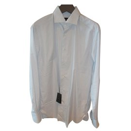 Ermenegildo Zegna-classic formal shirt-Blue