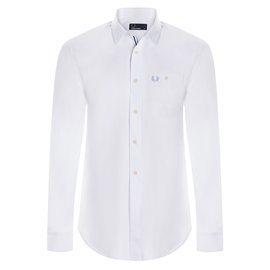 Fred Perry-Chemises-Blanc