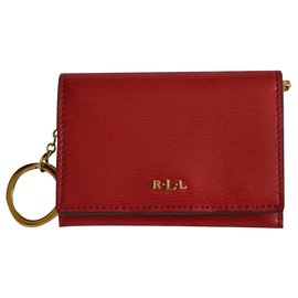 Ralph Lauren-Monederos, carteras, casos-Roja