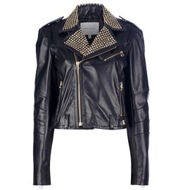 Pierre Balmain Biker jacket Black