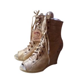 Diesel Botines Beige