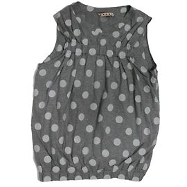 Marni Top Commessa Bianco Grigio