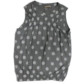 Marni Top Commessa Blanco Gris
