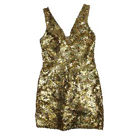 Pinko Robe cocktail/soirée Doré