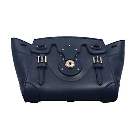 Ralph Lauren Collection Ralph Lauren Navy Mini Ricky Bag Blue