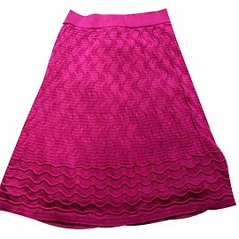 Jupe en maille rose M Missoni Taille 38 Rose