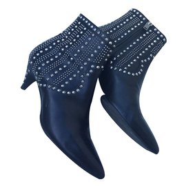 Saint Laurent-Ankle Boots-Black