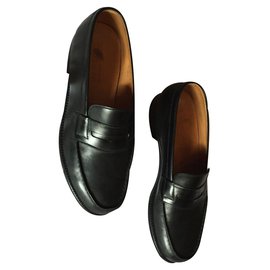 JM Weston-Loafers Slip ons-Black