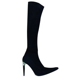 Autre Marque-Suede sock boots size 37-Black