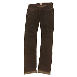 Calça Jeans Edwin Azul de Algodão Tamanho 38 Azul