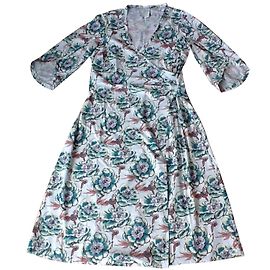 Autre Marque Blue Polyester Wrap Dress M Multiple colors