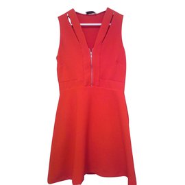 Sandro Kleid Orange