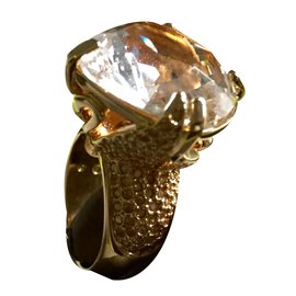 Swarovski-Bagues-Doré