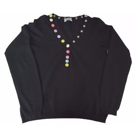 Moschino Cheap And Chic Malhas Preto