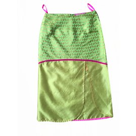 Autre Marque-Silk skirt Patty Shelabarger-Multiple colors