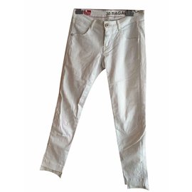 Marithé et François Girbaud Jeans Weiß