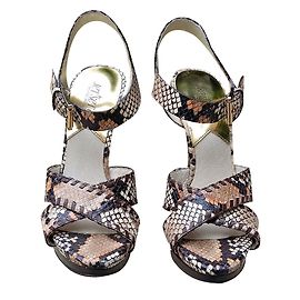 Michael Kors Sandalias Impresión de pitón