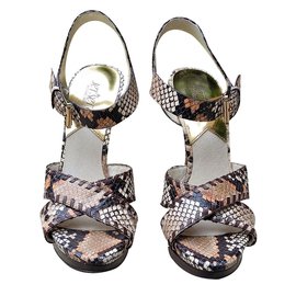 Michael Kors Sandals Python print