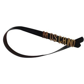 Moschino-Belts-Black