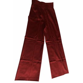 Kenzo-Pants-Dark red