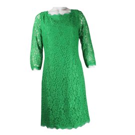 Diane Von Furstenberg-Kleid-Grün